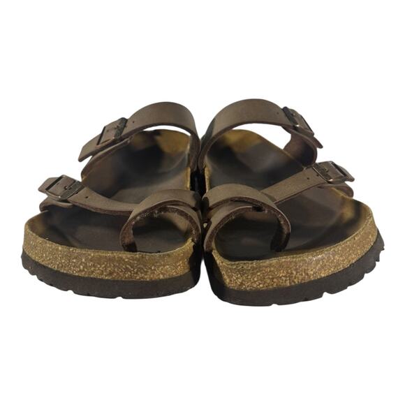 Birkenstock Women’s Mayari Leather Habana Brown Sandals Women’s Size 10 - Picture 3 of 10